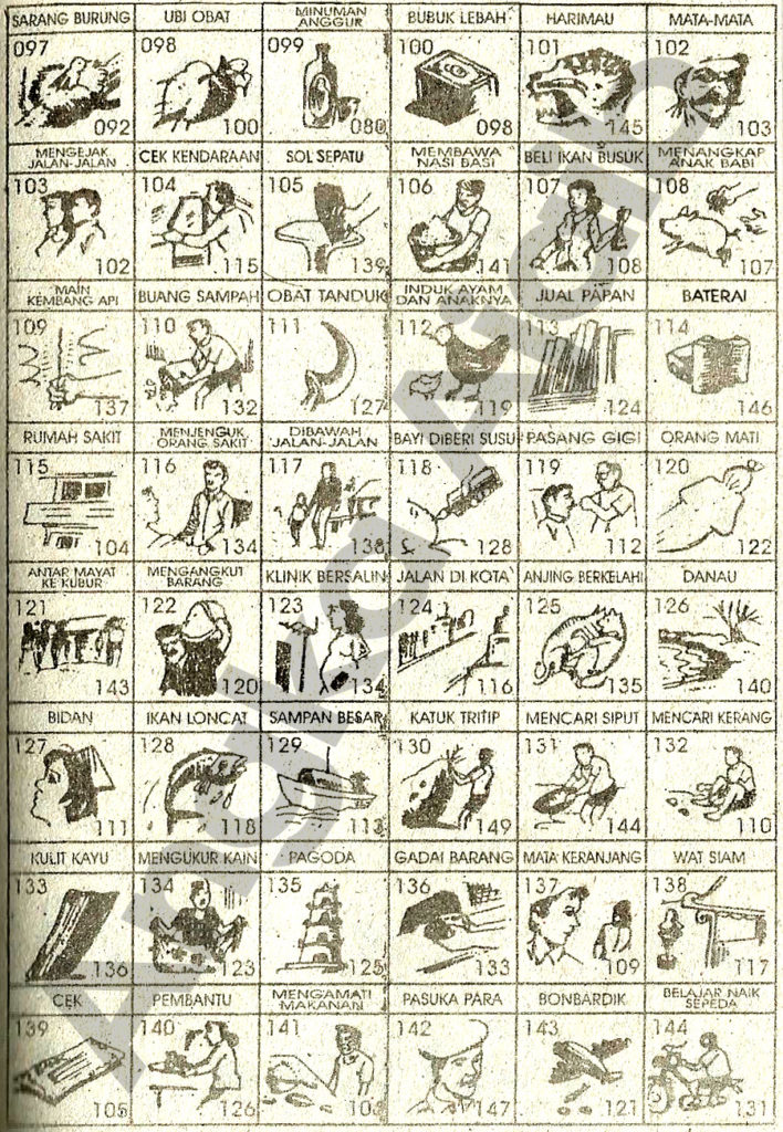 Buku Mimpi 3D Bergambar Nomor 097