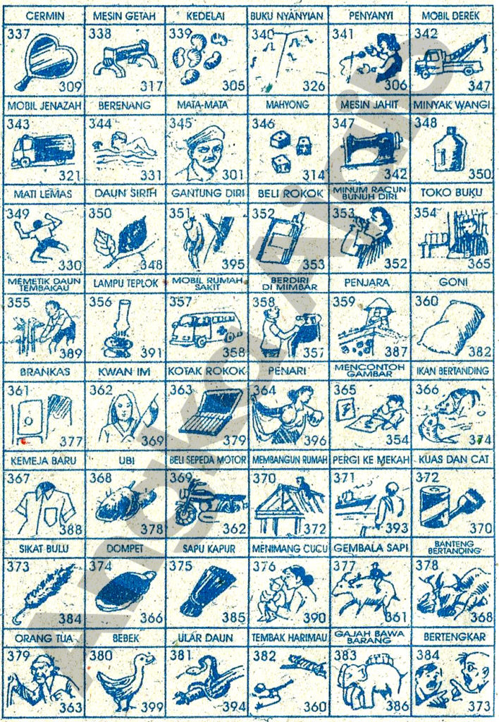 Buku Mimpi 3D Bergambar Nomor 337