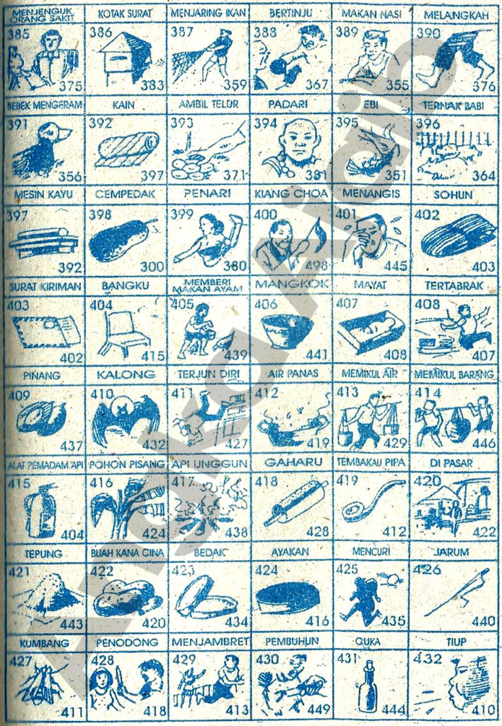 Buku Mimpi 3D Bergambar Nomor 385
