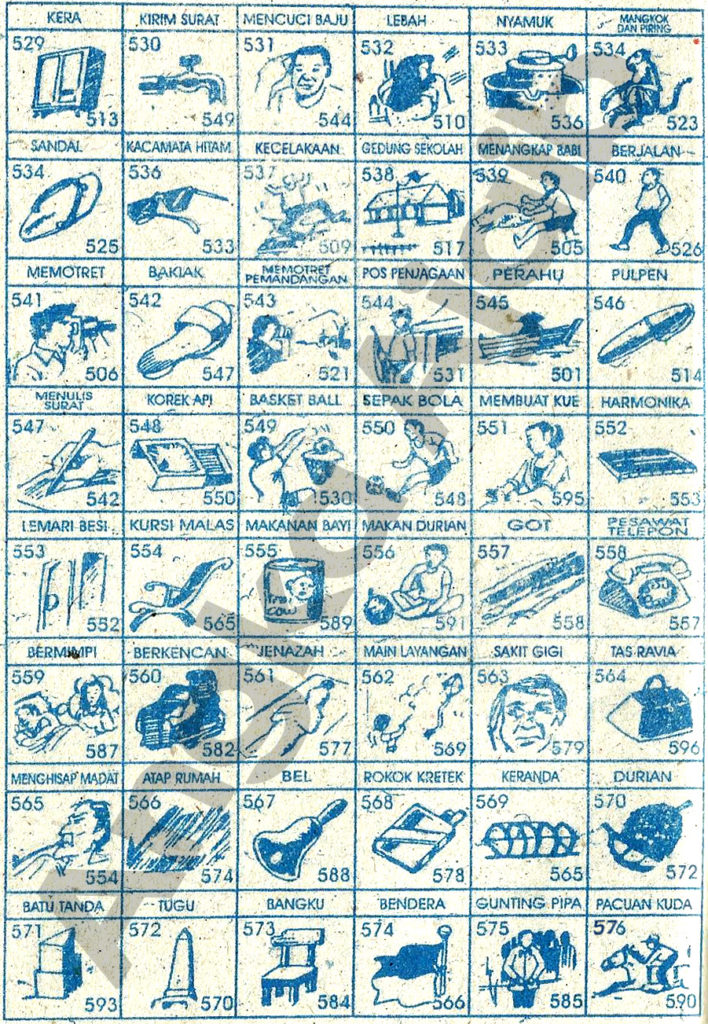 Buku Mimpi 3D Bergambar Nomor 529
