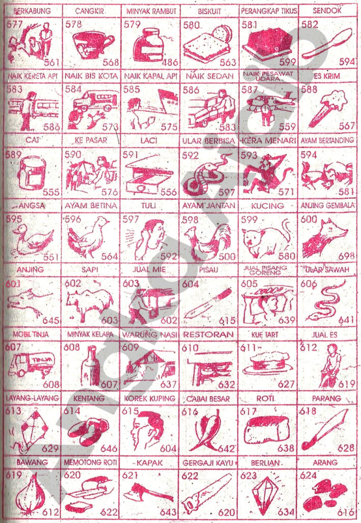 Buku Mimpi 3D Bergambar Nomor 577